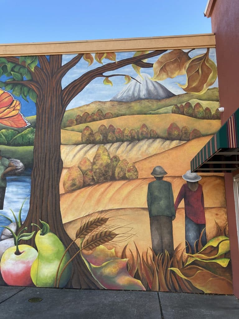 "Seasons of Gratitude" mural, by Denise Baxter.