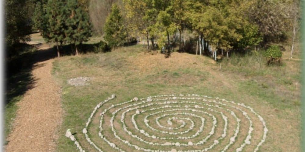 Salmon Spiral, N Mtn Park, 2014, aerial view.