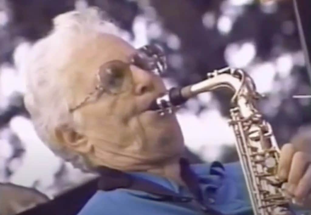 Ashland City Band, Peggie Greuling on sax.