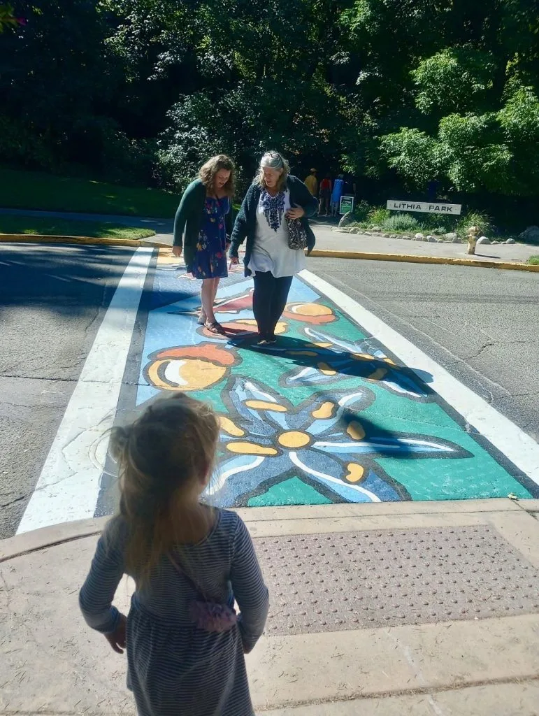 Crosswalk Art in the Plaza: 