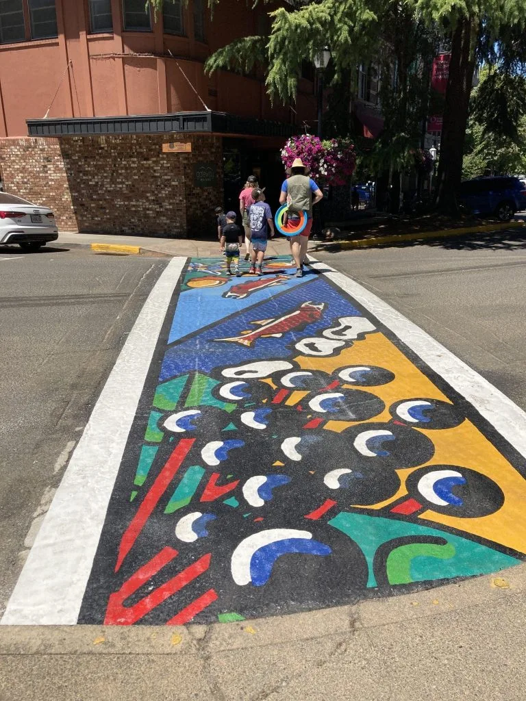 Crosswalk Art in the Plaza: 