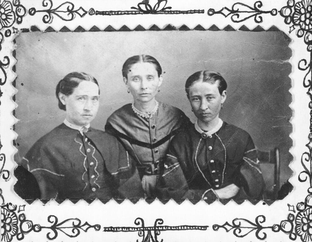 Three founders of First Presbyterian Church - Martha, Mary and Ann Hill, no date.