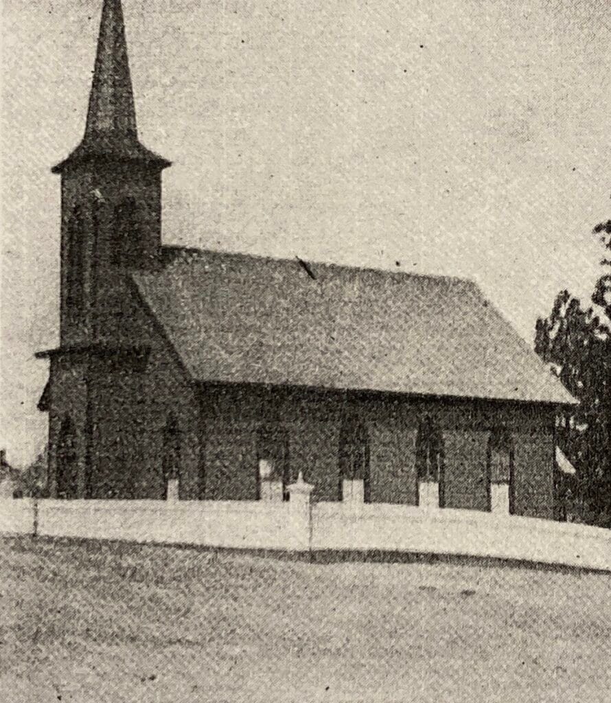 First Presbyterian Church built in 1878, North Main Street and Helman Street.