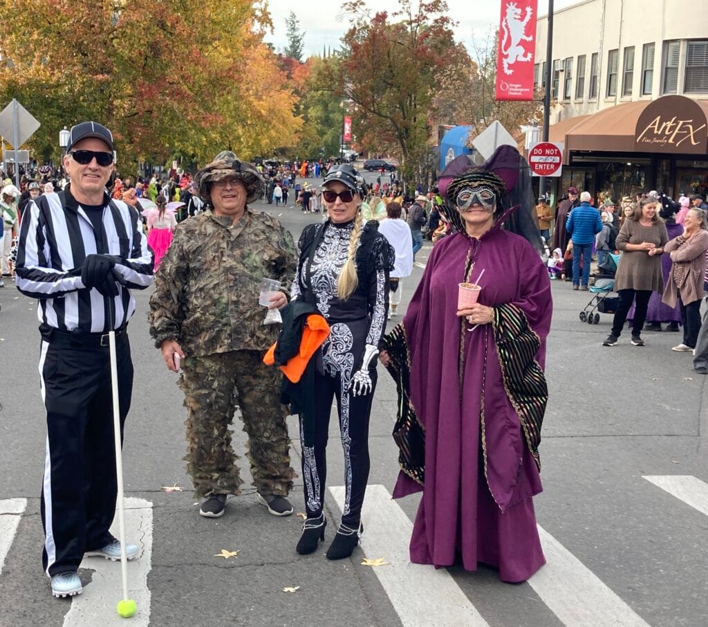 Ashland Children's Halloween parade 2025 - the only blind ref I met.