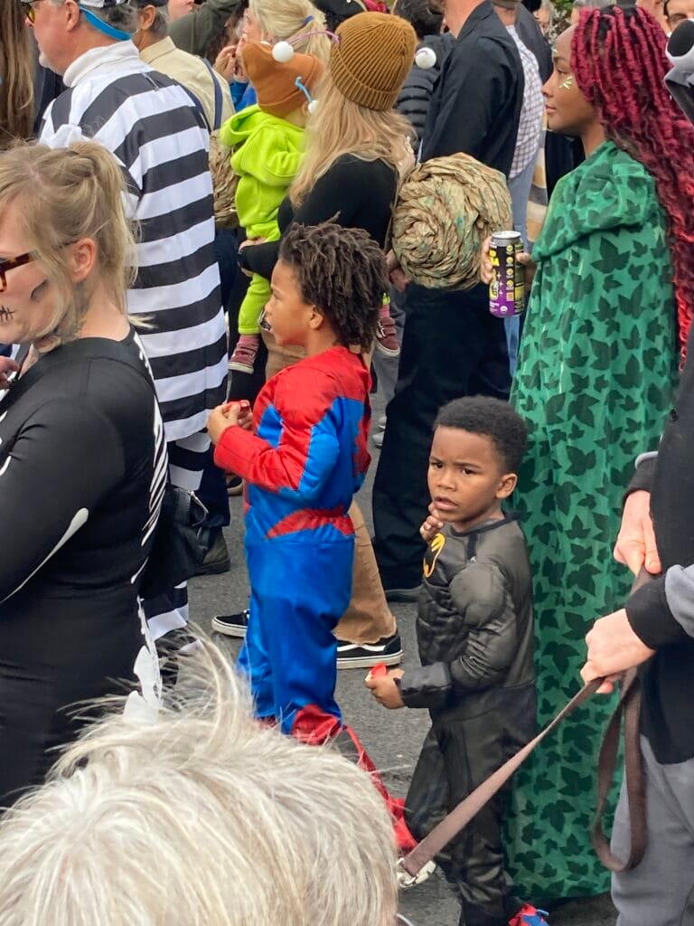 Ashland Children's Halloween parade 2025 - super heroes.