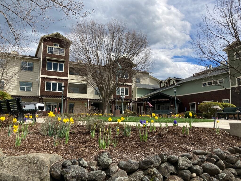 The Mountain Meadows retirement community clubhouse.