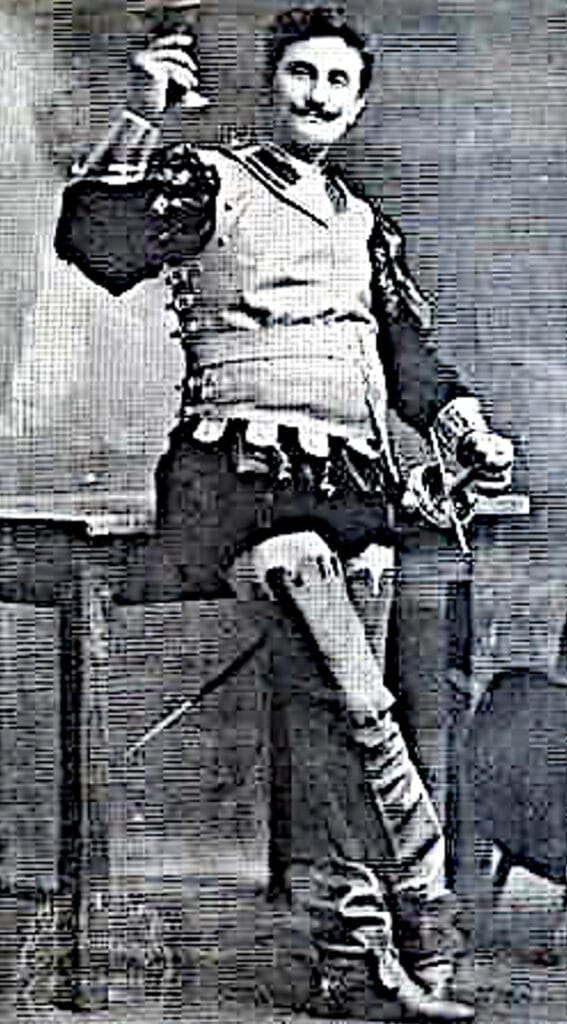 Salvatore Giordano in an opera role, no date.